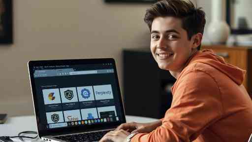 A person using the best free AI tools like Claude and Gemini on a laptop to save money on subscriptions in 2026