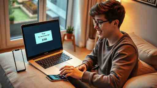 A university student earning money on Fiverr using AI micro-services to make $100 per order in 2026