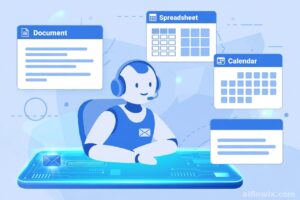 Digital coworker agent with its own email address organizing documents, spreadsheets, and calendar tasks