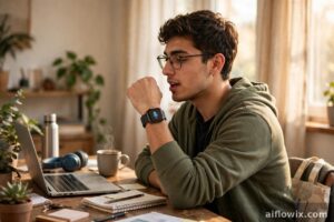 Freelancer using Google edge AI chip smartwatch voice assistant