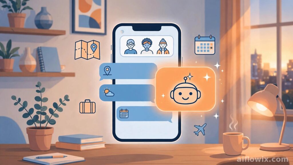 Instinct group chats launch: AI agent helping friends plan a trip in a group chat