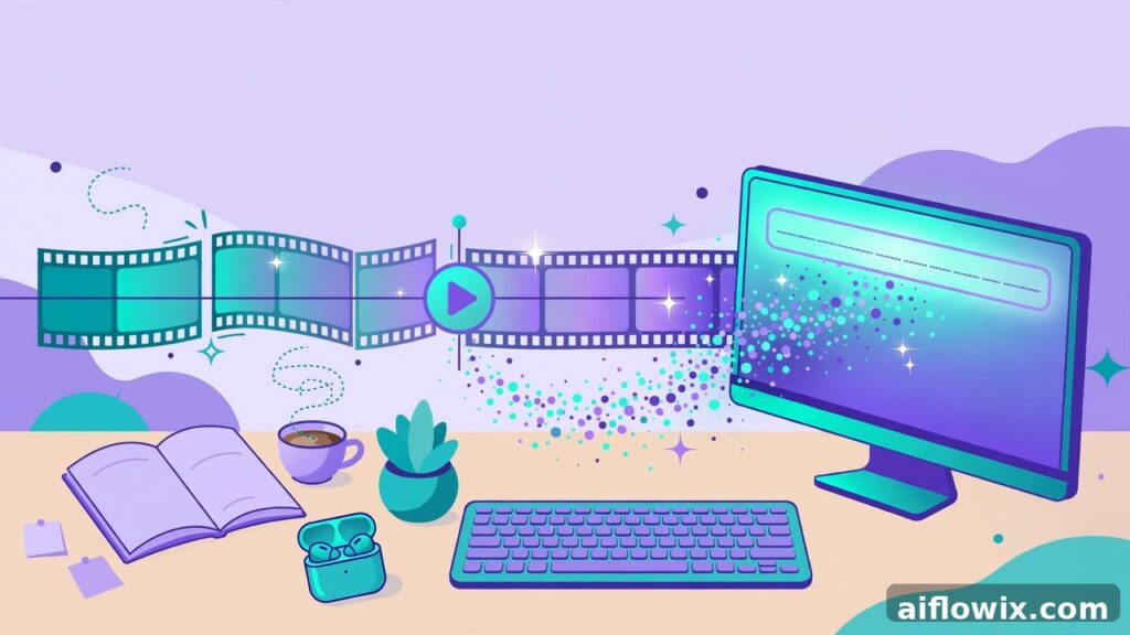 InVideo AI review 2026 — AI video generator workspace illustration