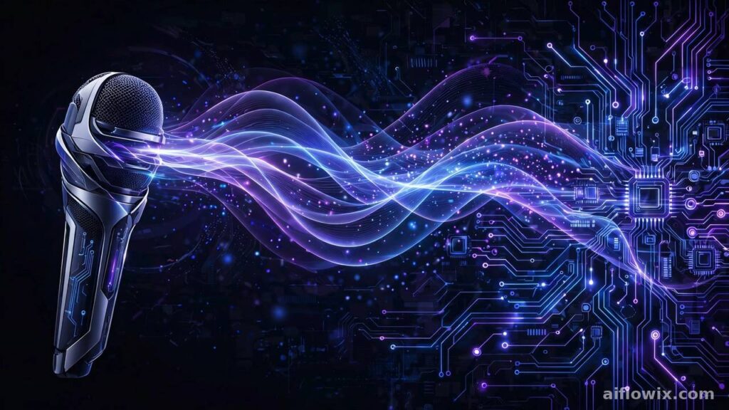 Microsoft AI voice models launch banner — MAI-Transcribe-2-Streaming real-time transcription and MAI-Voice-2.1 text to speech