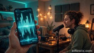 Suno Speech beta mobile studio for creating voiceovers on phone
